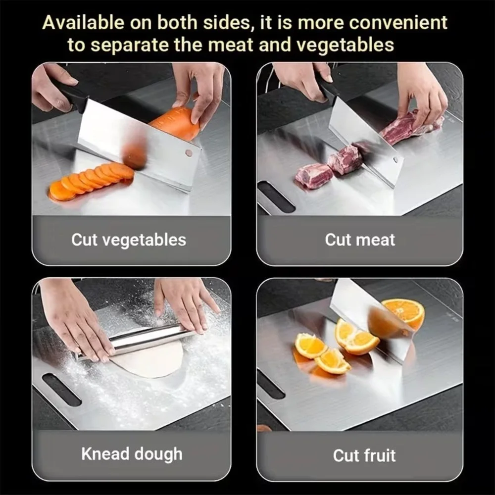 Titanium Cutting Board 9x13 Double Sided Corrosion Rust Resistant Dishwasher